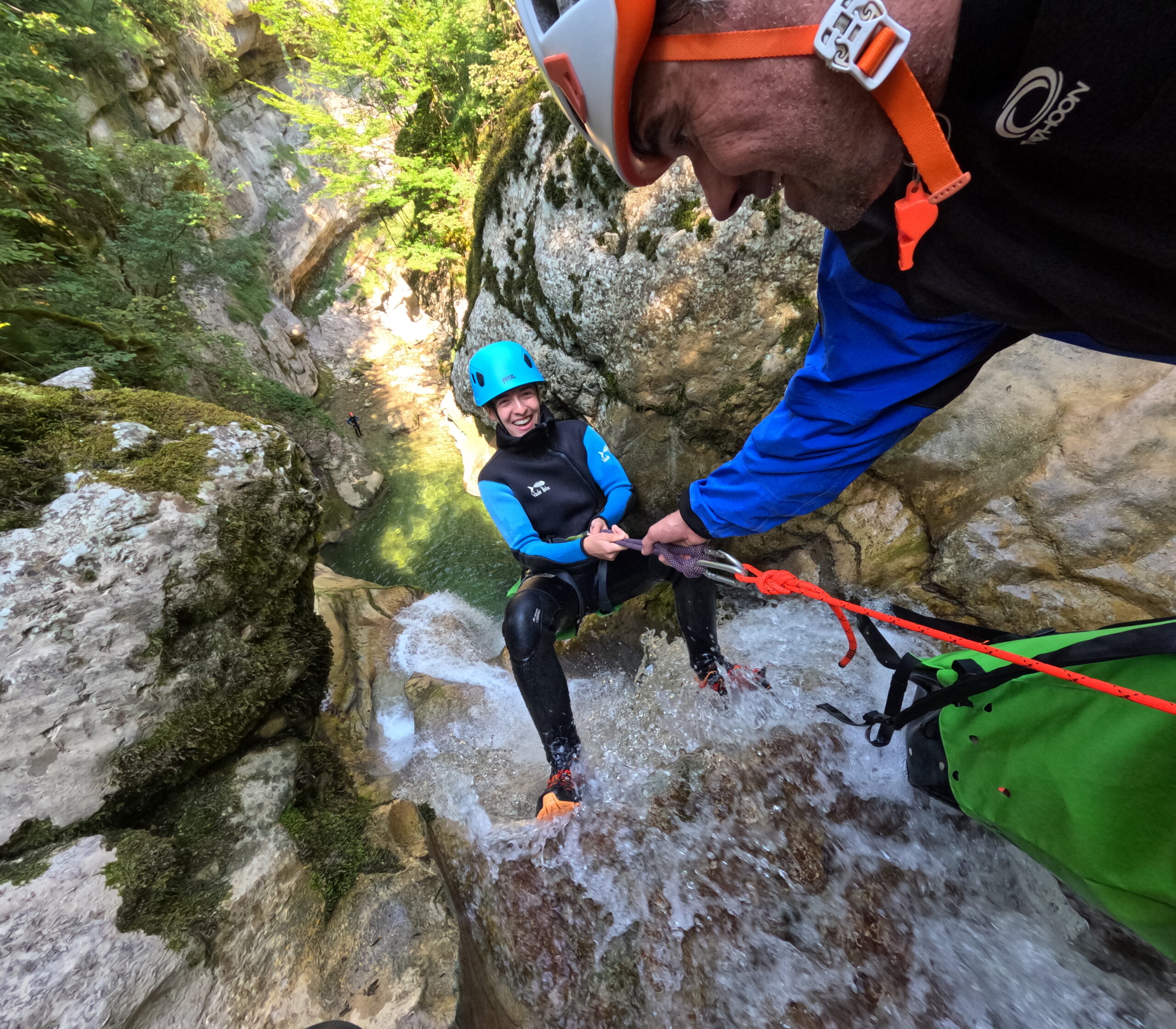 Sortie canyoning sportif dans le Jura