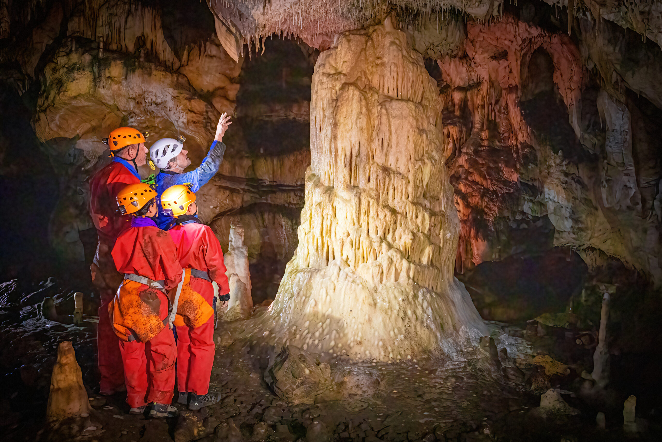 Sortie spéléologie débutant dans le Jura